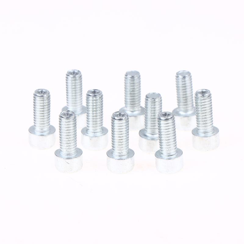 10 Stück Fahrrad-Flaschenhalter Schraubenmontagebolzen M5*10mm Edelstahl Sechskant Montage Fahrradflaschenhaltergestell Schrauben