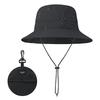 1Pc Summer Adjustable Fisherman Hat Quick Dry Waterproof Drawcord Bucket Hat Unisex Basin Foldable Storage Bucket Caps