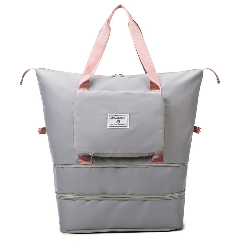 Travel bag Large capacity foldable business trip boarding bag Student accommodation storage bag Portable maternity luggage bag