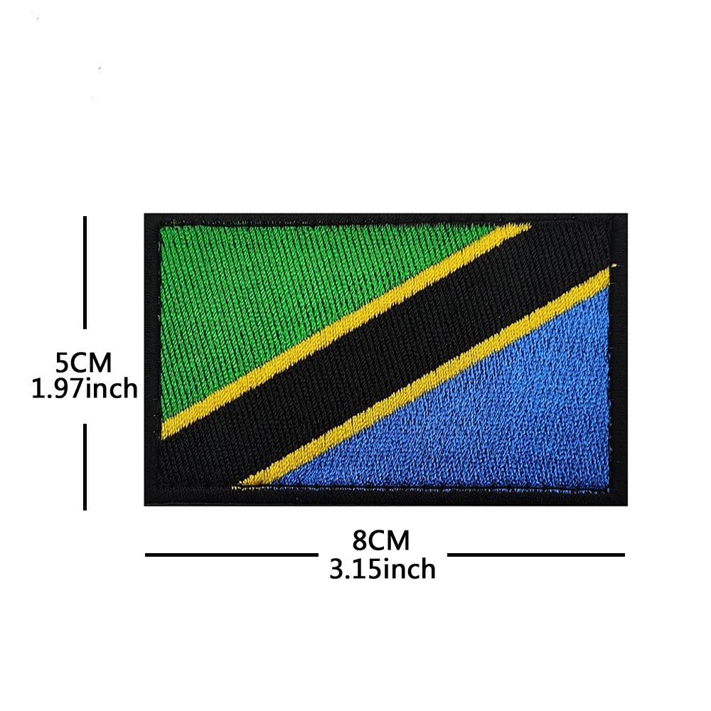 Toppa Toppa Bracciale Bandiera Nazioni Africane a Velcro (Sudafrica, Egitto, Kenya, Congo, Nigeria, Angola)