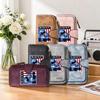 Astronaut Printed Long Wallet Fashion PU Leather Multi Card Slot Purse for Daily Use