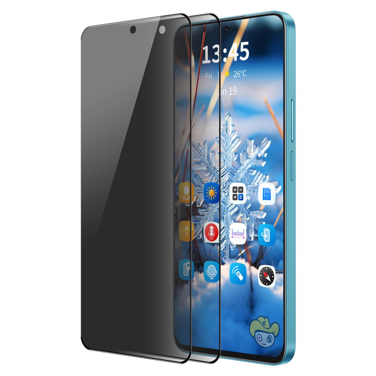 

ENKAY HAT PRINCE 2Pcs For Samsung Galaxy A35 5G/A55 5G Anti-Spy Screen Protector 9H Anti-glare Film As Shown A