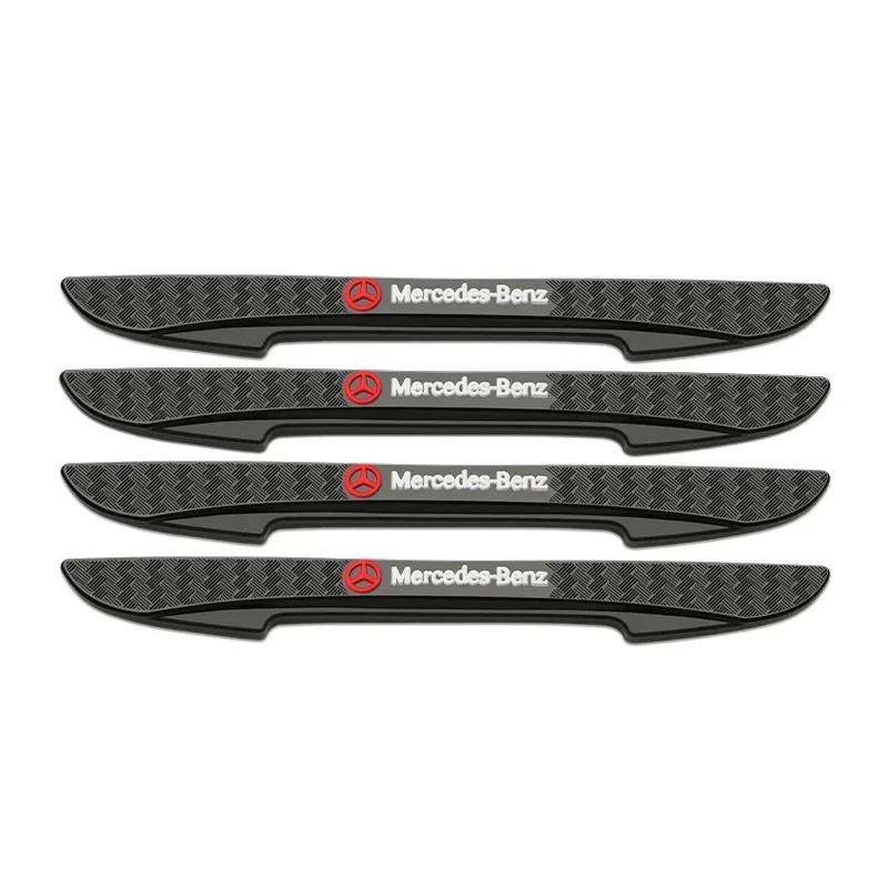 

4PCS Car Door Edge Anti-collision Protection Strips Sticker for Mercedes Benz Amg W204 W205 W211 W212 W213 A S M B C E R G Class