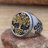 Norse Mythology Yggdrasil Rings Men Women Vintage Viking Tree of Life Ring Stainless Steel Fashion Amulet Jewelry Dropshipping
