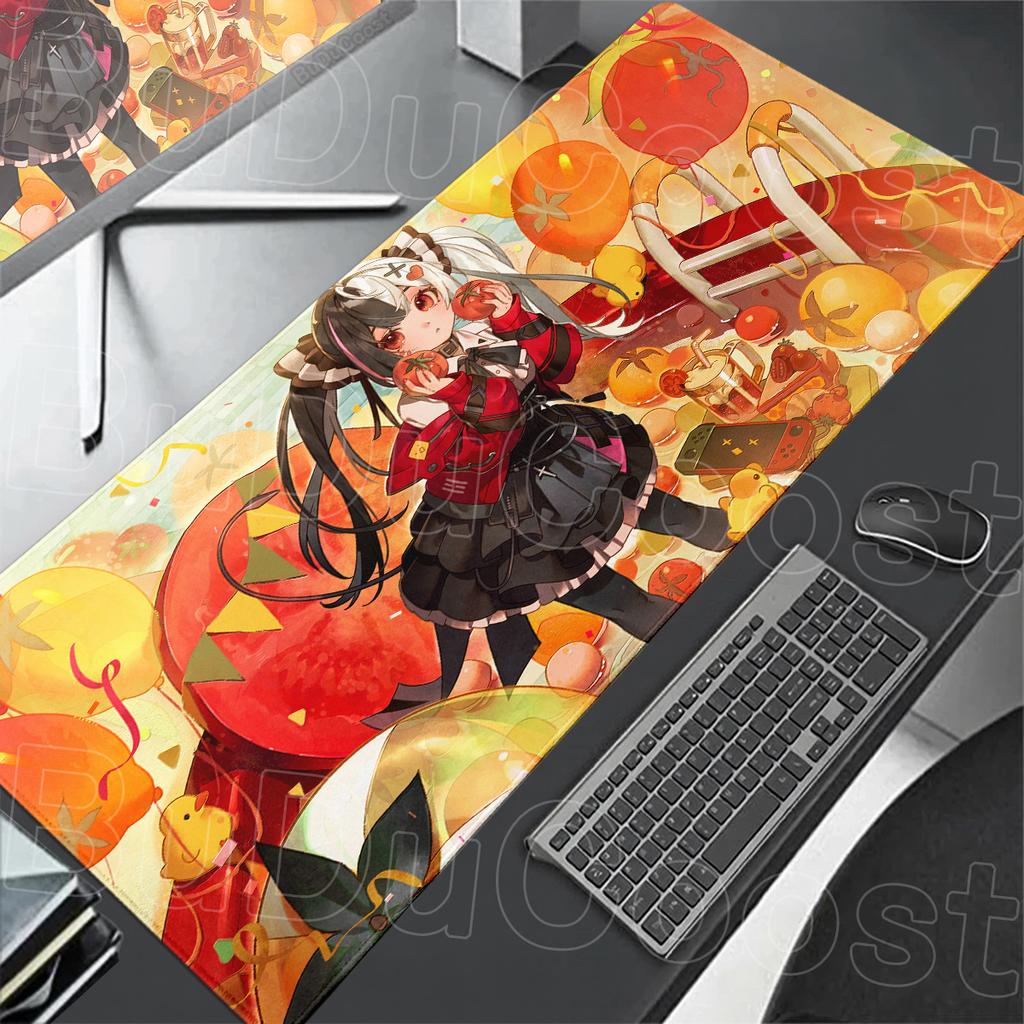 Anime Gamer Washable Mousepad Neverness to Everness Lacrimosa Office Extended Table Speed Gaming Keyboard Mat Stitch Edge Carpet