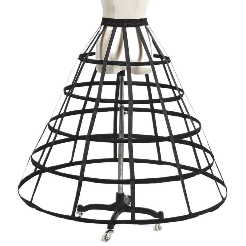 Petticoat Cage Crinoline Half Slips Wedding Accessories 2/3/4/5 Hoops 50s Vintage Short / Long Underskirt for Women