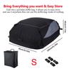 Waterproof Car Roof Bag Dust-proof Car Roof Luggage Sun-proof Car Storage Bag 600D Oxford Cloth Outdoor SUV Foldable Roof Bag