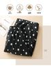 2025 Polka Dot Quilted A-line Women's Skirt - Black, Warm, Trendy, Autumn/Winter