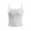A Antibacterial and Seamless One-piece Sling Vest with Base Inside and Outer Wear with Chest Pad Top and Beautiful Back Bra.