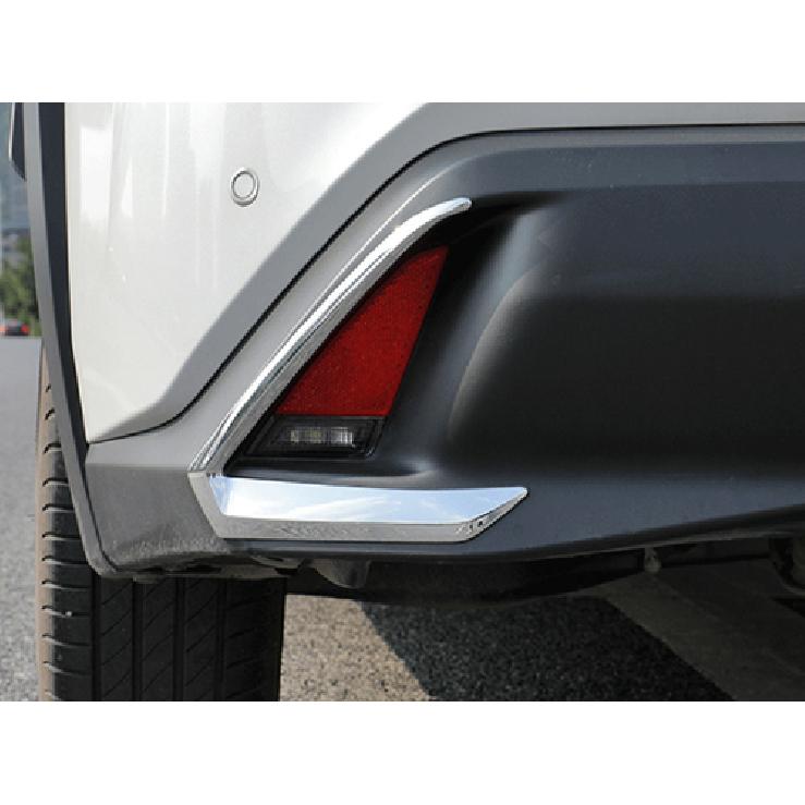 Chrome Rear Fog Light Stripe Frame Cover Trim For -2024 Lexus UX200 250h