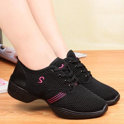 Leichte Atmungsaktive Damen-Sneaker Tanzschuhe Weiche Außensohle Designerschuhe für Frau Jazz-Tanzschuhe Gymnastikschuhe Mujer