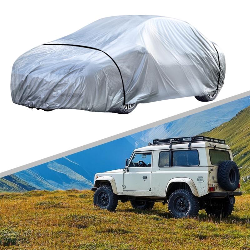 Vehicle Cover Full Body Protection Waterproof Dustproof UV Resistant Universal Heavy Duty Vehicle Protector for Parking