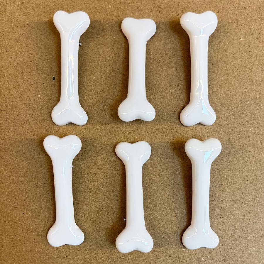 6pcs New Bone-Shaped Hair Clips, Quirky Harajuku Bone Hair Clips, Cute Sweet Girly Duckbill Clips, Creative Versatile Simple Side Clips, Bangs Clips