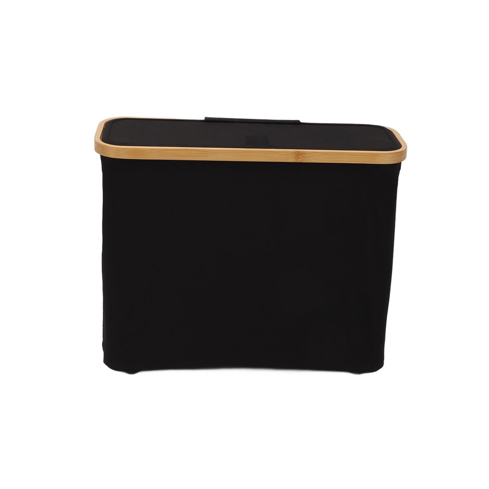 

Корзина для хранения туалетной бумаги, вместимость 12 рулонов, складной нескользящий держатель для туалетной бумаги с крышкой и чёрный