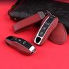 Leather Fob Remote Keys Case Key Cover Key Shell Replace For Porsche Boxster Cayman 911 Panamera Cayenne Macan