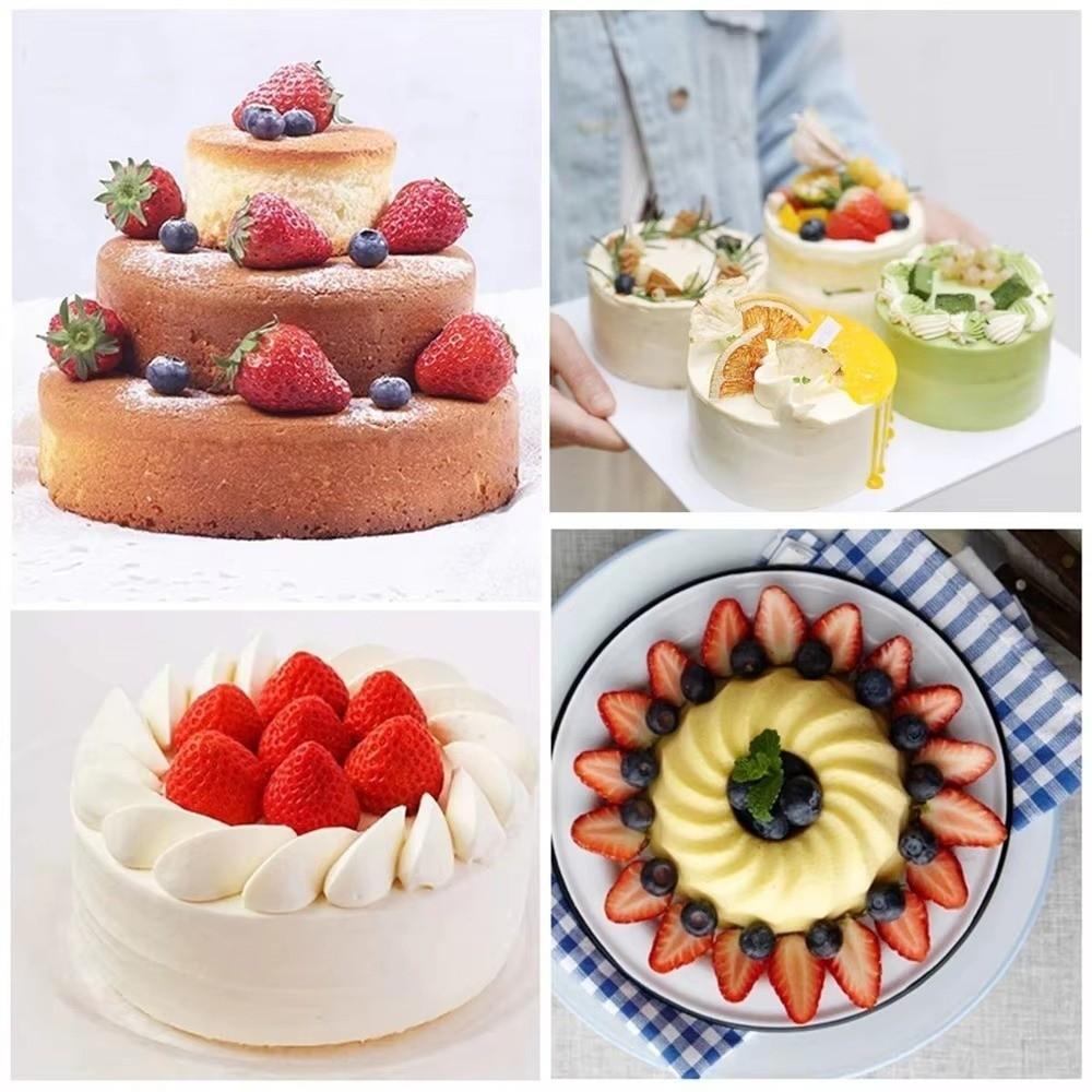 Portable Round Silicone Cake Mold 4 6 8 10 Inch Reusable Baking Mould Nonstick Nonstick Cake Pan Kitchen
