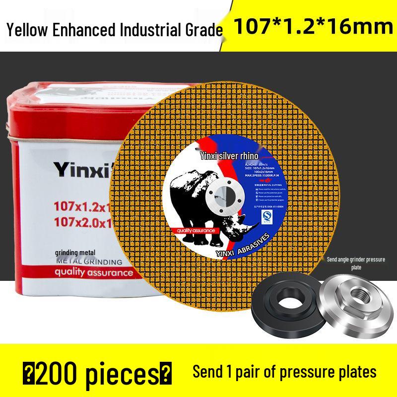 Stainless Steel Angle Grinder Cutting Disc - Resin Metal Grinding Wheel for Rail and Iron Cutting