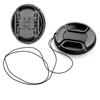 XSAJU Camera Lens Set of Lens Covers with Straps Caps, 58mm, 3, One-Touch Anti-Slip