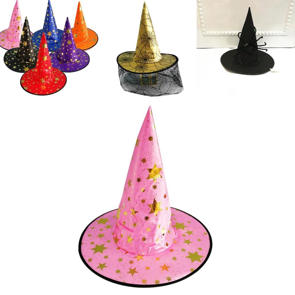 Rose Witch Hat In Red Black And Purple Perfect For Halloween Party And Costume