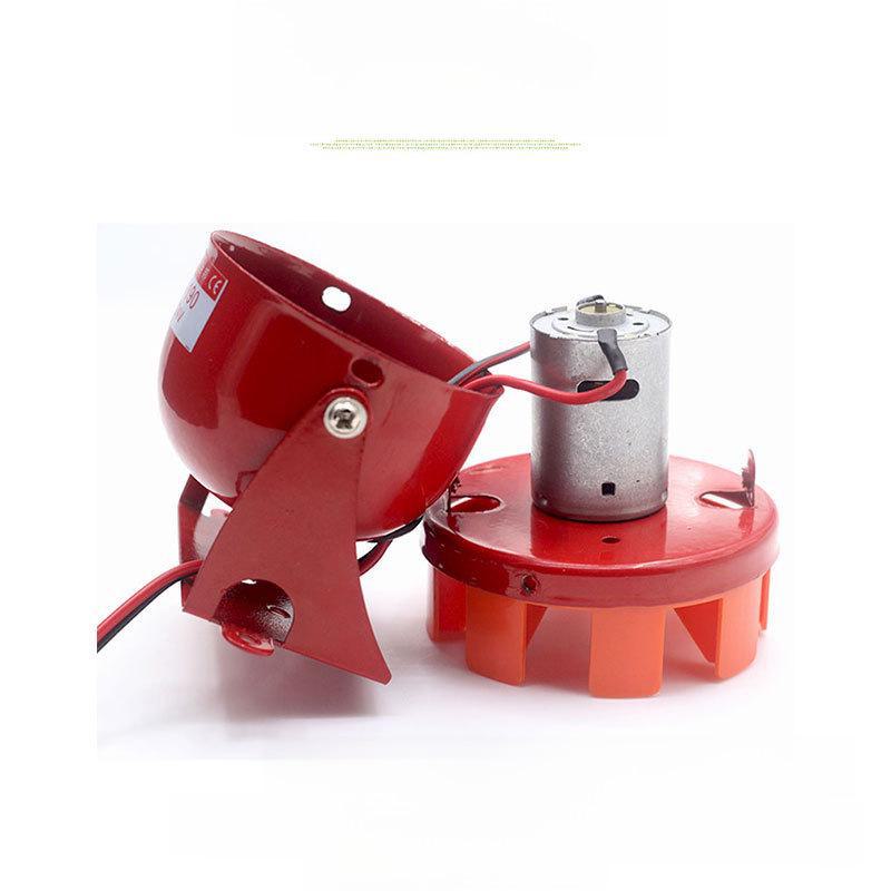 Taibang MS190 Mini Motor Alarm Buzzer with Gold Shell (12V/24V/220V) - Red