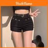 High Waist Skinny Fit With Button Details For Teen Girls Summer Wear