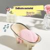 Bathtub Soap Box Soap Rack Cute Bow Soap Butterfly Home Bathroom Face Counter Draining Soap Box Bathroom Accessories