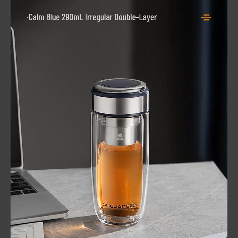 FUGUANG Mingyu Handle Irregular Glass Cup