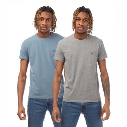 Emporio Armani Mens Logo Endurance T-Shirt (Pack of 2)