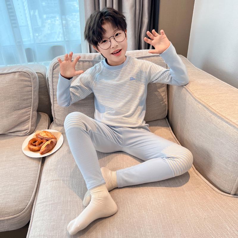 

Мальчиковый велюровый пижамный комплект: Теплое детское белье Осень/Зима 2025 120 cm