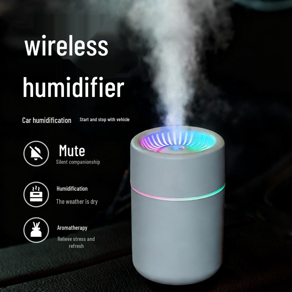 USB Rechargeable Silent Wireless Aromatherapy Humidifier for Office & Home Use