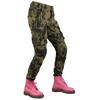 Motorradjeans weiblicher Fahrer Mehrzweck-Cargo atmungsaktive Camouflage-Hose Motorrad-Schutzhose Reithose