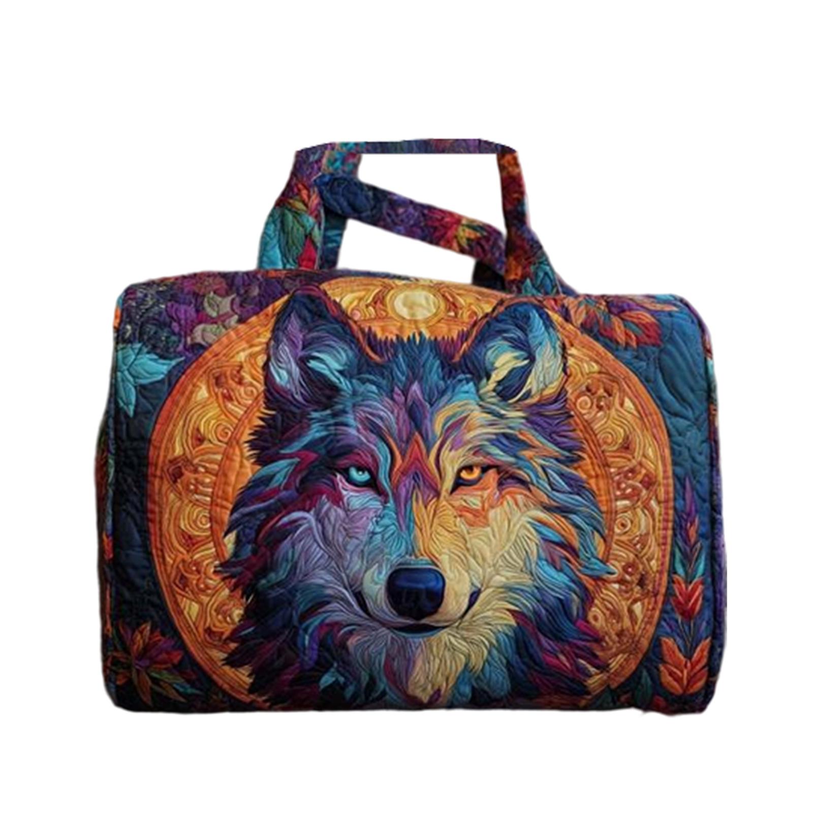 Сумка-тоут для коротких поездок с вышивкой; Многофункциональная спортивная сумка для фитнеса One Size