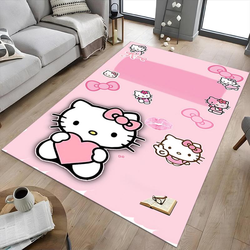 1pc Hello Kitty Carpet Office Rug Outdoor Mat Home Decor Area Carpet Festival Gift