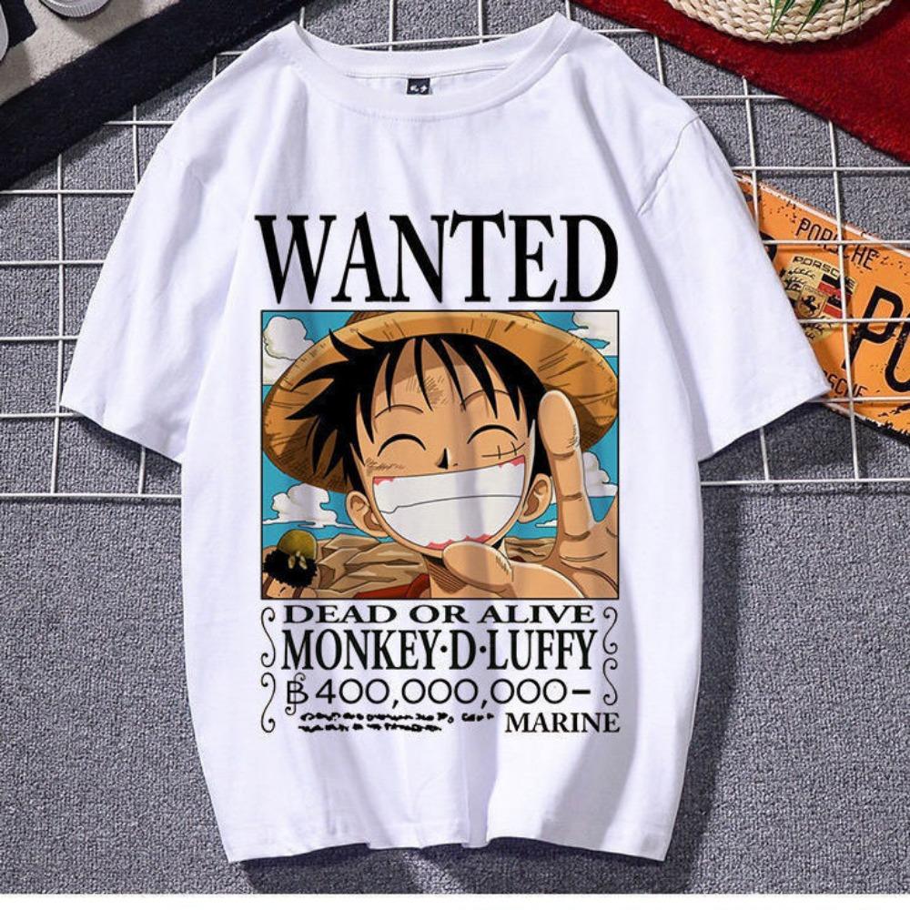 Луффи Саурон Бренд Прилив Одежда с символикой Мужская Летняя Свободная С коротким рукавом Спортивно-повседневная Майка S