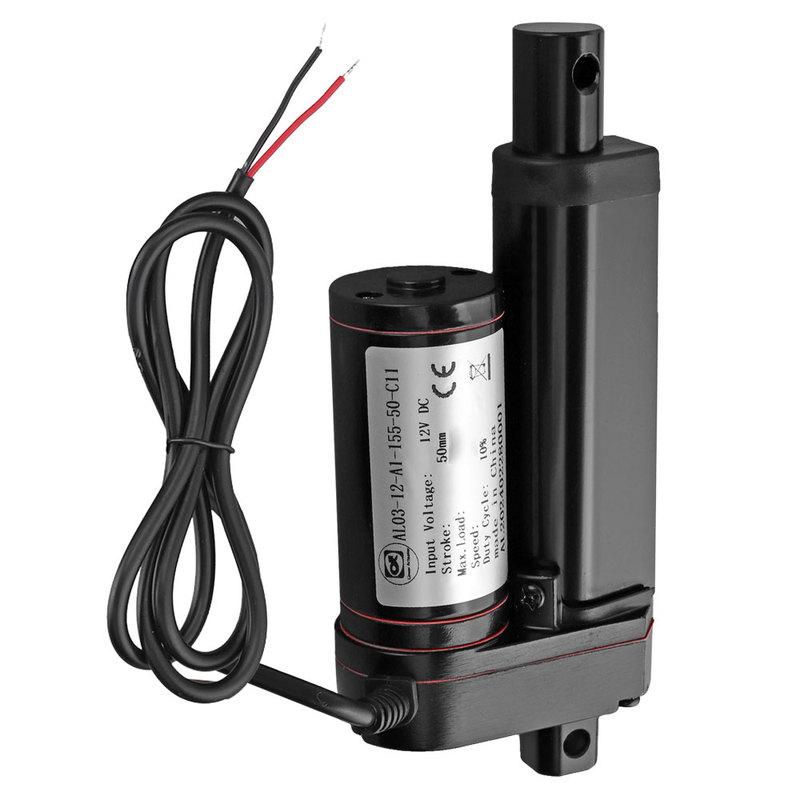3000N DC12V Linear Actuator 5mm/s Speed 100mm 150mm 200mm 250mm Stroke Reciprocating Linear Actuator Motor For Solar Tracker