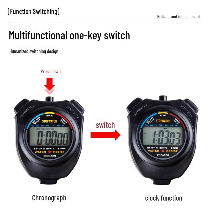 Multifunctional Electronic Stopwatch for Sports, Track, and Swimming - Ideal for Students, Teachers, Coaches, and Referees