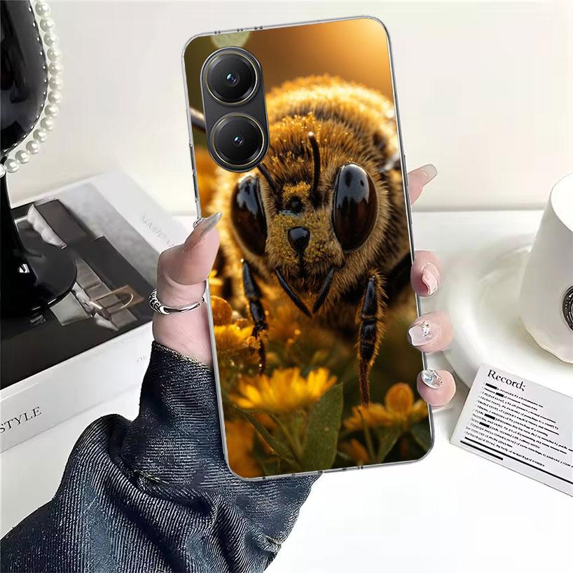 Bienenstock Honig Tier Weiche Handyhülle Für Xiaomi Redmi 15C 15 13C 13 Poco X5 X6 X7 F7 Ultra M7 12C 12 10 10C 9C 9A 9T 9 Funda
