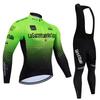 Tour De Giro Cycling Jersey Set Riding Long Sleeves Cycling Bib Set Bicycle Clothing Spring MBT Breathable Bike Clothes