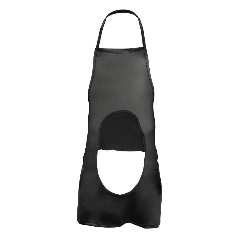 Men'S Halloween Cosplay Costume Chef Lingerie With Zipper Open Crotch Leather Apron Nightclub Stage Sexy Waiter Cosplay Uniform