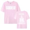 Rock Band Radiohead Tour 2025 Tshirts Cotton Fashion Short Sleeve Female T-shirt Casual O-neck Unisex Streetwear Printing Tees