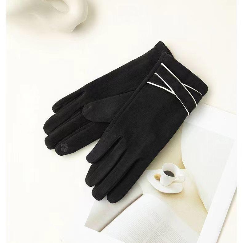 Gloves Women's Winter Warm Windproof Cold Riding Can Touch Screen Cute Women's Gloves