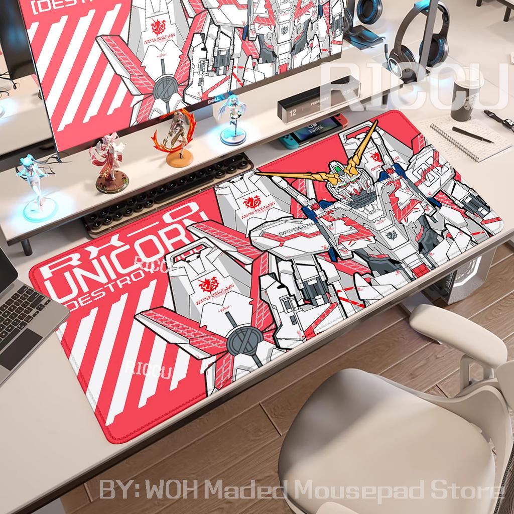Mechanical Warrior Gundam Mousepad Desktop Mat Gamer Cabinet Mousemat XXL Gaming Mouse Pad Large ESports Desk Mat Gift for Boy