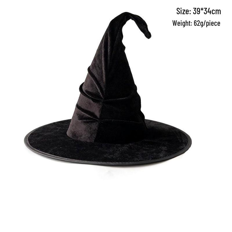 Sombrero de Mago y Bruja de Halloween para Adultos y Niños – Accesorio Perfecto para Disfraces y Fiestas