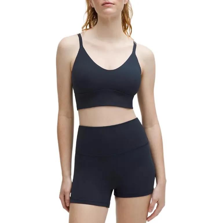 Lululemon Focuser Bra Light Support , C / D Cup Bra Women's (Unisex) Bras LW2EDQS | Black