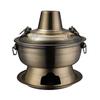 304 Old Beijing Copper Hot Pot Charcoal Hot Pot Stainless Steel Imitation Copper Pot.