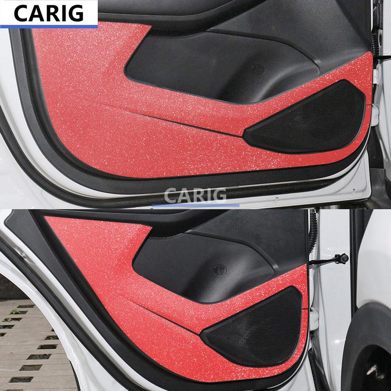 For CHANGAN CS55 PLUS 20-21 Door Anti-kick Sticker Modified Carbon Fiber Pattern Interior Car Film Accessories Modification