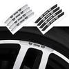 4pcs Aluminum Car Badge Wheel Rims Sticker Auto Refit Accessorie For Renegade Wrangler JK Patriot Trail Hawk Commander JPB