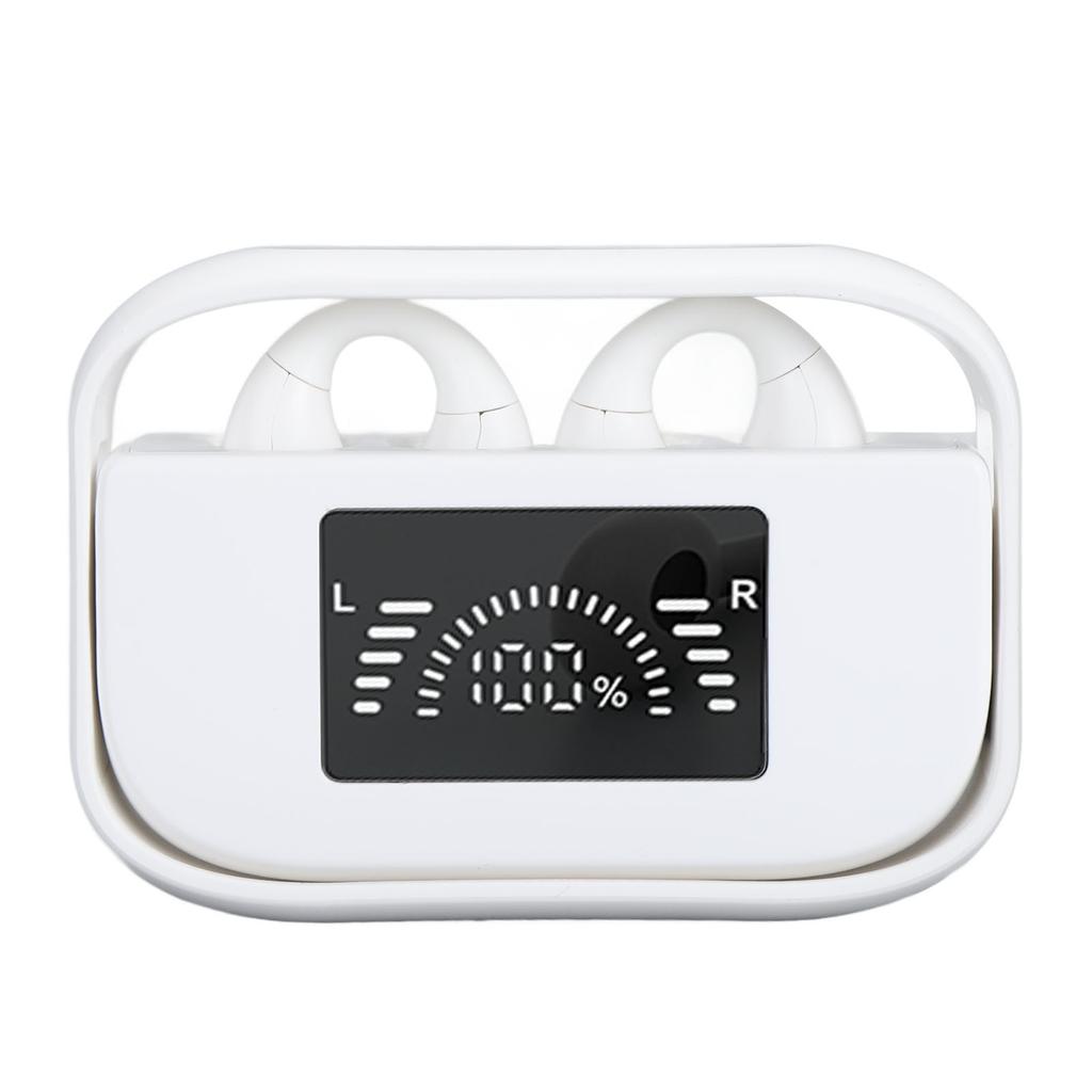 Clip On Headphones 5.3 IPX5 Waterproof Ergonomic Wireless Clip On Earbuds for Running Fitness