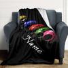 Custom Name Power Rangers Adventure Party Blanket For Couch Bed Plush Cozy Fuzzy Blanket Super Soft Warm Blankets For Fall And Winter 0916263