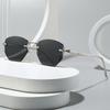 Luxury Designer Sunglasses Women Vintage Rimless Small Trendy Shades for Outdoor Travel Party Fashion Brand
